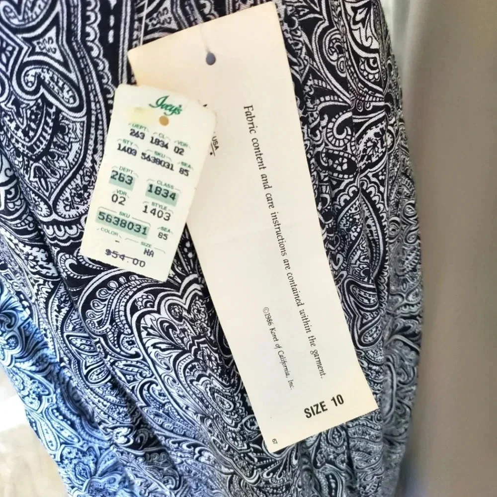 KORET | NWT Vintage Rayon Skirt sz 10 (M)